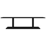 Wall Mounted TV Cabinet Black 103x30x26.5 cm - Top-Down View