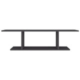 Wall Mounted TV Cabinet Grey 103x30x26.5 cm - Top-Down View