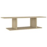 Wall Mounted TV Cabinet Sonoma Oak 103x30x26.5 cm - Front View