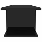 Wall Mounted TV Cabinet High Gloss Black 103x30x26.5 cm