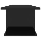 Wall Mounted TV Cabinet High Gloss Black 103x30x26.5 cm - 45-Degree Angle