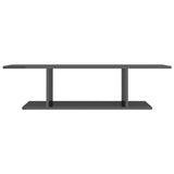 Wall Mounted TV Cabinet High Gloss Grey 103x30x26.5 cm