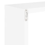 Wall Cube Shelves 4 pcs White 30x15x30 cm