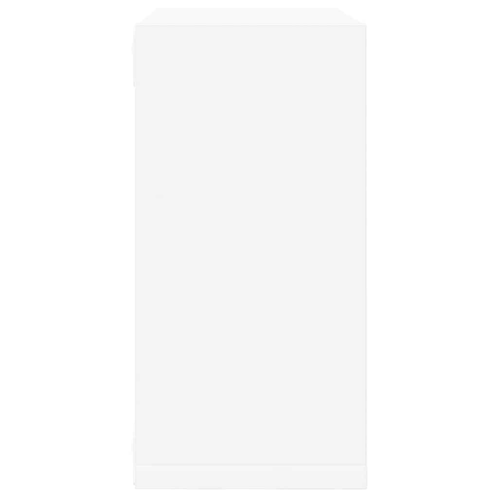 Wall Cube Shelves 6 pcs White 30x15x30 cm