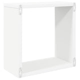 Wall Cube Shelves 6 pcs White 30x15x30 cm