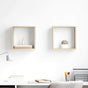 Wall Cube Shelves 2 pcs Sonoma Oak 30x15x30 cm