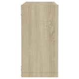 Wall Cube Shelves 4 pcs Sonoma Oak 30x15x30 cm