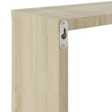 Wall Cube Shelves 4 pcs Sonoma Oak 30x15x30 cm - Extra Image
