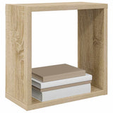 Wall Cube Shelves 6 pcs Sonoma Oak 30x15x30 cm