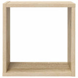 Wall Cube Shelves 6 pcs Sonoma Oak 30x15x30 cm