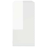 Wall Cube Shelves 4 pcs High Gloss White 30x15x30 cm