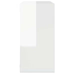 Wall Cube Shelves 6 pcs High Gloss White 30x15x30 cm