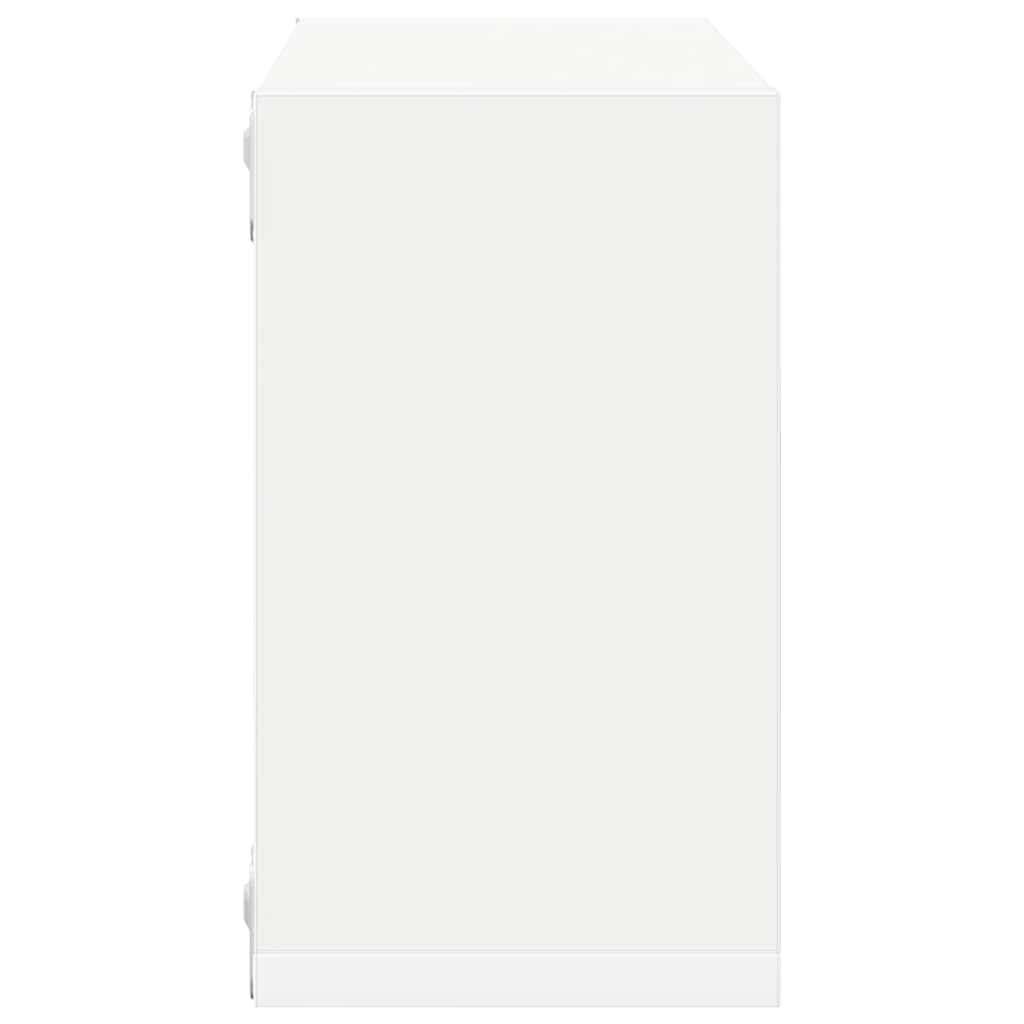 Wall Cube Shelves 2 pcs White 26x15x26 cm