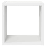 Wall Cube Shelves 4 pcs White 26x15x26 cm