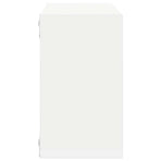 Wall Cube Shelves 4 pcs White 26x15x26 cm