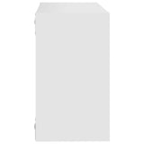 Wall Cube Shelves 4 pcs White 26x15x26 cm