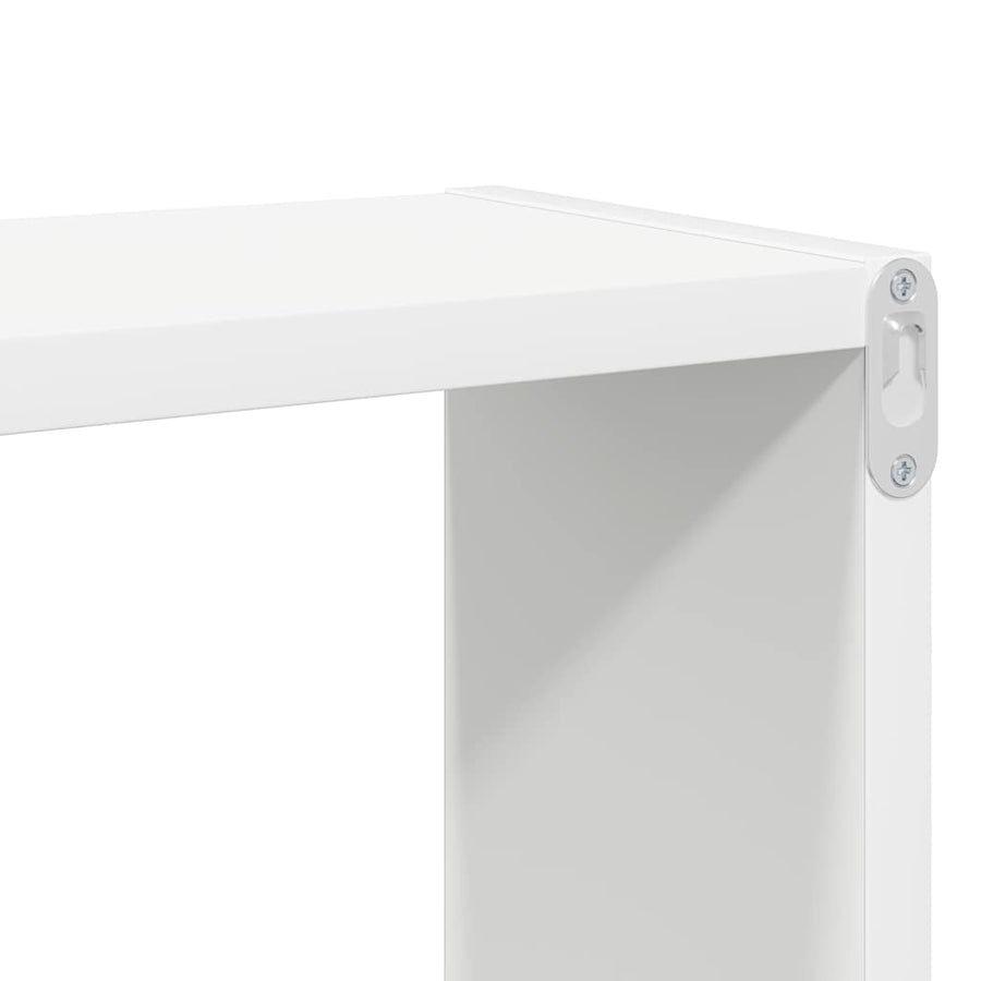 Wall Cube Shelves 4 pcs White 26x15x26 cm