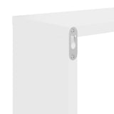 Wall Cube Shelves 4 pcs White 26x15x26 cm - Extra Image