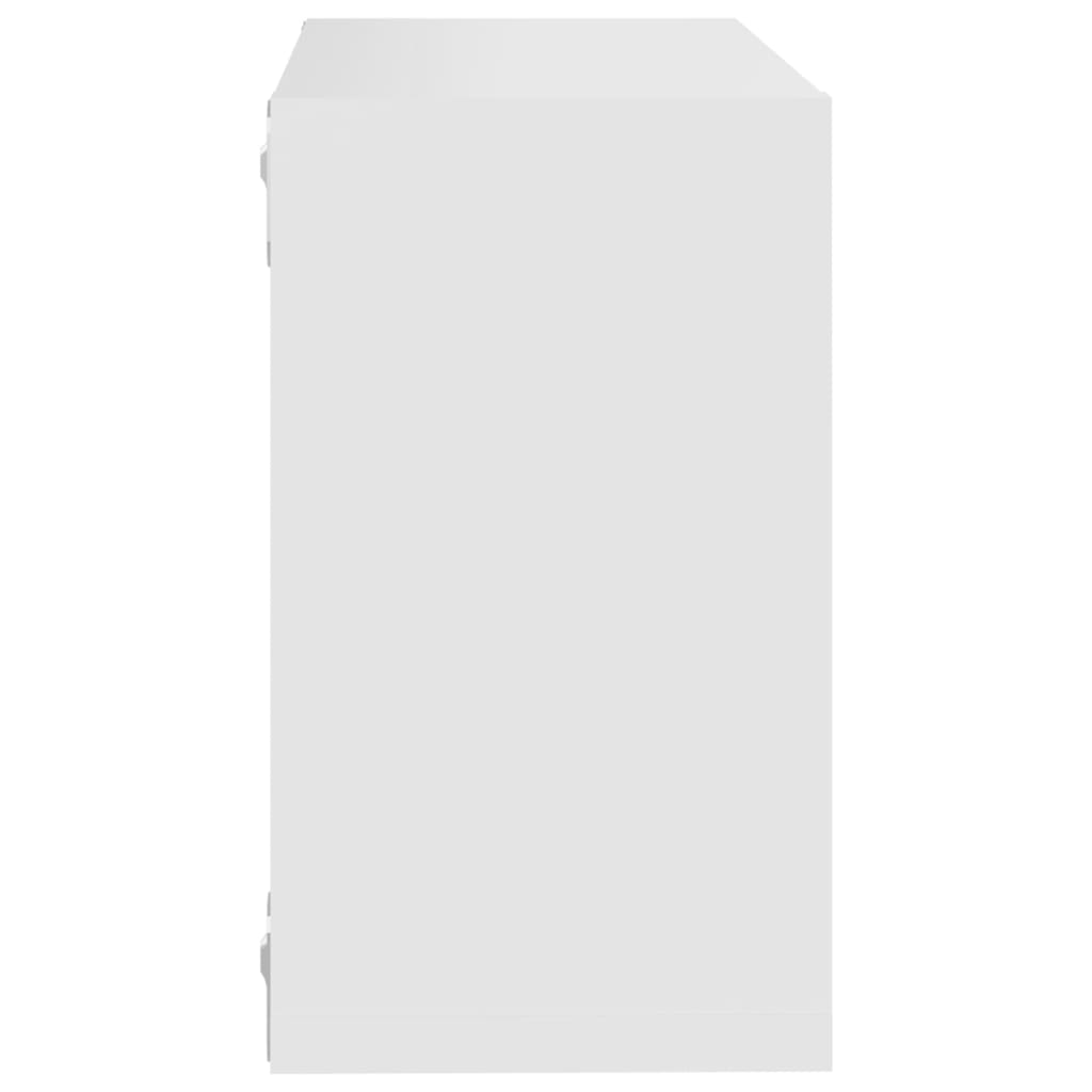 Wall Cube Shelves 6 pcs White 26x15x26 cm