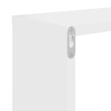 Wall Cube Shelves 6 pcs White 26x15x26 cm
