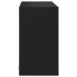 Wall Cube Shelves 2 pcs Black 26x15x26 cm - Extra Image