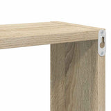 Wall Cube Shelves 2 pcs Sonoma Oak 26x15x26 cm - Extra Image