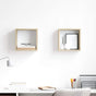 Wall Cube Shelves 2 pcs Sonoma Oak 26x15x26 cm