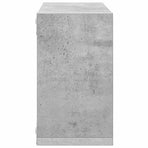 Wall Cube Shelves 4 pcs Concrete Grey 26x15x26 cm