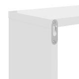 Wall Cube Shelves 2 pcs High Gloss White 26x15x26 cm - Extra Image