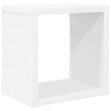Wall Cube Shelves 6 pcs White 22x15x22 cm