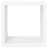 Wall Cube Shelves 6 pcs White 22x15x22 cm
