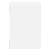 Wall Cube Shelves 6 pcs White 22x15x22 cm