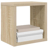 Wall Cube Shelves 2 pcs Sonoma Oak 22x15x22 cm - Top-Down View