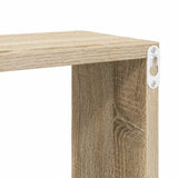 Wall Cube Shelves 2 pcs Sonoma Oak 22x15x22 cm - Extra Image