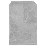 Wall Cube Shelves 4 pcs Concrete Grey 22x15x22 cm - Extra Image