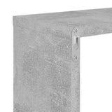 Wall Cube Shelves 4 pcs Concrete Grey 22x15x22 cm - Extra Image