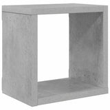 Wall Cube Shelves 6 pcs Concrete Grey 22x15x22 cm - 45-Degree Angle