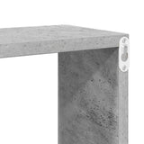 Wall Cube Shelves 6 pcs Concrete Grey 22x15x22 cm