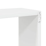 Wall Cube Shelves 2 pcs High Gloss White 22x15x22 cm - Extra Image