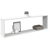 Wall Cube Shelves 2 pcs White 100x15x30 cm Engineered Wood