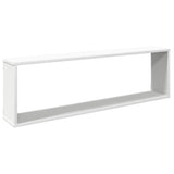 Wall Cube Shelves 2 pcs White 100x15x30 cm Engineered Wood