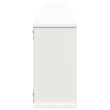 Wall Cube Shelves 2 pcs White 100x15x30 cm Engineered Wood