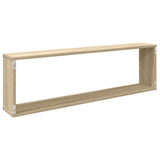 Wall Cube Shelves 2 pcs Sonoma Oak 100x15x30 cm Engineered Wood
