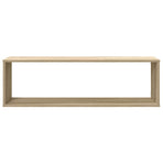 Wall Cube Shelves 4 pcs Sonoma Oak 100x15x30 cm Engineered Wood