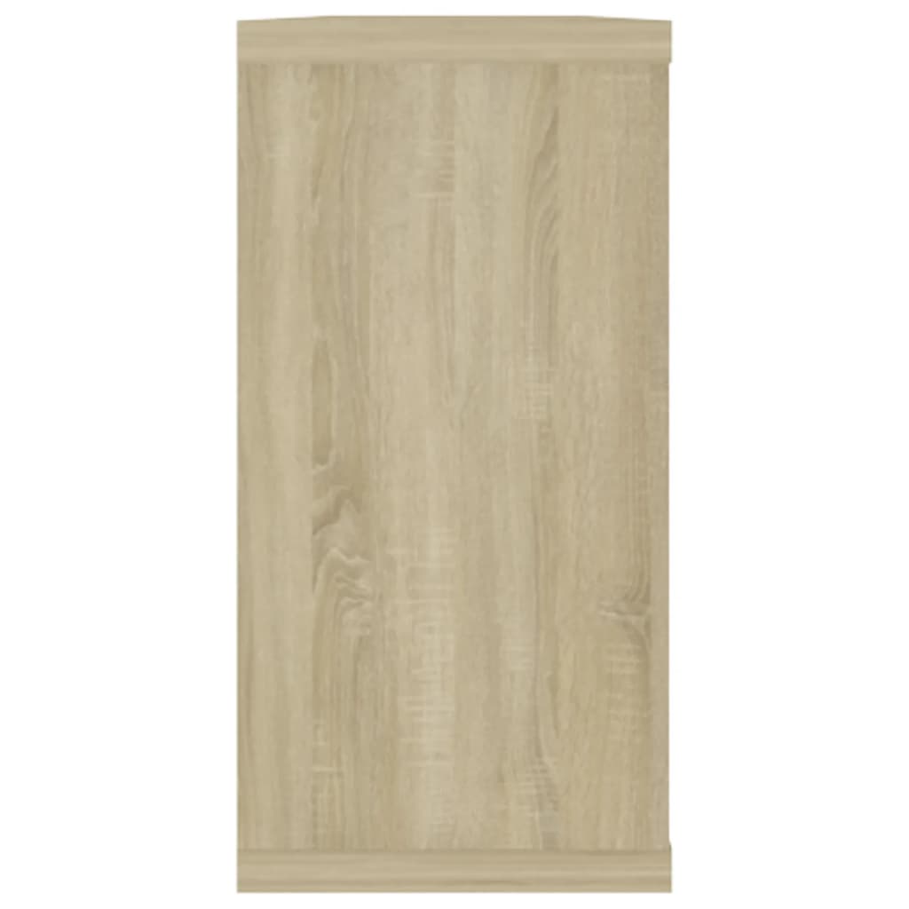Wall Cube Shelves 4 pcs Sonoma Oak 100x15x30 cm Engineered Wood