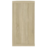 Wall Cube Shelves 4 pcs Sonoma Oak 100x15x30 cm Engineered Wood