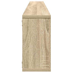 Wall Cube Shelves 4 pcs Sonoma Oak 100x15x30 cm Engineered Wood