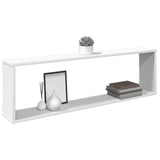 Wall Cube Shelves 6 pcs White&Sonoma Oak 100x15x30 cm Engineered Wood