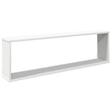 Wall Cube Shelves 6 pcs White&Sonoma Oak 100x15x30 cm Engineered Wood - Rear View