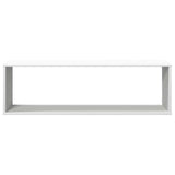 Wall Cube Shelves 6 pcs White&Sonoma Oak 100x15x30 cm Engineered Wood